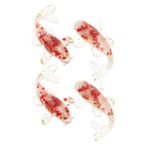 KONTONTY 4 Stück Kristall Koi Ornamente Tropische Fisch Ornamente Realistische Mini Figur Tank Thema Aquarium Kleine Tischdekoration Künstliche Dekoration Zum Aufhängen KONTONTY 4 Stück Kristall Koi Ornamente Tropische Fisch Ornamente Realistische Mini Figur Tank Thema Aquarium Kleine Tischdekoration Künstliche Dekoration Zum Aufhängen von KONTONTY