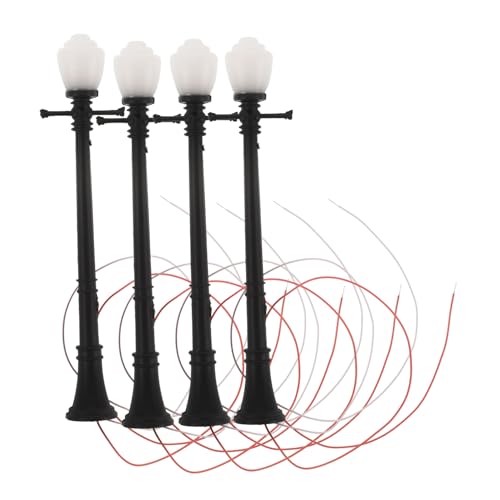 KONTONTY 4 Stück Mini-lichtdekor Mini- -dekore Mini- Straßenlaterne Mini-hausbeleuchtung Mini-straßenlaterne Mini-gartendeko-Requisite Straßenlaternenmodell Black Abs KONTONTY 4 Stück Mini-lichtdekor Mini- -dekore Mini- Straßenlaterne Mini-hausbeleuchtung Mini-straßenlaterne Mini-gartendeko-Requisite Straßenlaternenmodell Black Abs von KONTONTY