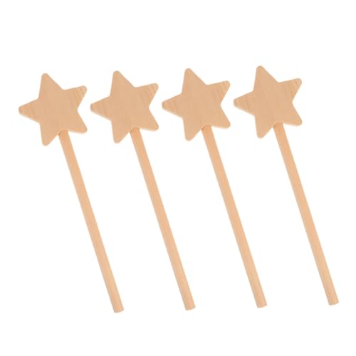 KONTONTY 4 Stück Prinzessinnen Zauberstab für Mädchen Prinzessinnen Zauberstab Bastelset Sternenzauberstäbe für Holzprinzessin Zauberstab Sternenstab hölzern Beige KONTONTY 4 Stück Prinzessinnen Zauberstab für Mädchen Prinzessinnen Zauberstab Bastelset Sternenzauberstäbe für Holzprinzessin Zauberstab Sternenstab hölzern Beige von KONTONTY