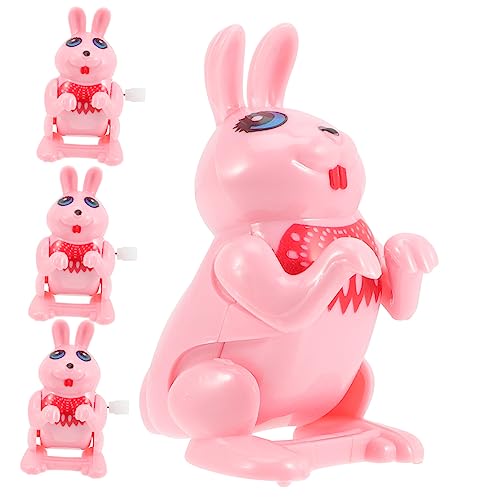 KONTONTY 4 Stück Rosa Kaninchenspielzeug Uhrwerkspielzeug Für Tragbares Aufziehspielzeug Interessantes Uhrwerk Kinderspielzeug Lustige Uhrwerk Plastik KONTONTY 4 Stück Rosa Kaninchenspielzeug Uhrwerkspielzeug Für Tragbares Aufziehspielzeug Interessantes Uhrwerk Kinderspielzeug Lustige Uhrwerk Plastik von KONTONTY