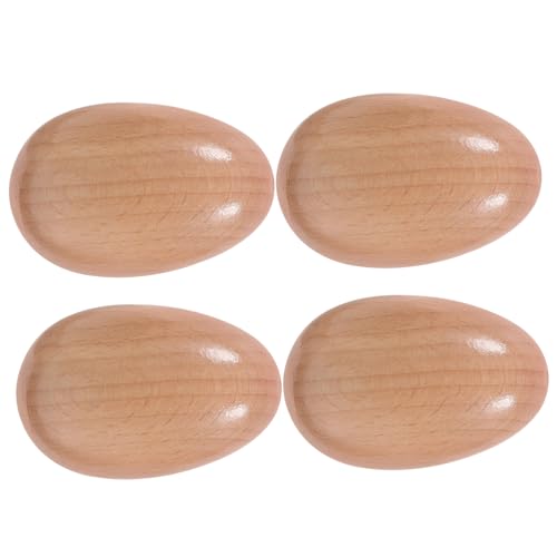 KONTONTY 4 Stück Schaukelei Aus Holz Shaker Maracas-schlaginstrument Musikalische Rasseln Nein Ei Musikinstrument Percussion-Musical Maracas-Eier Musikinstrumente Für Kleinkinder Khaki KONTONTY 4 Stück Schaukelei Aus Holz Shaker Maracas-schlaginstrument Musikalische Rasseln Nein Ei Musikinstrument Percussion-Musical Maracas-Eier Musikinstrumente Für Kleinkinder Khaki von KONTONTY