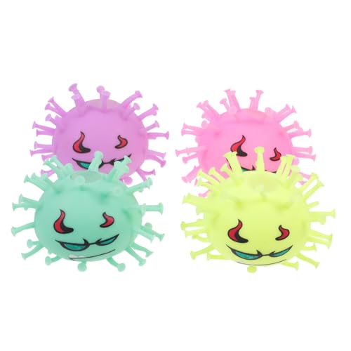 KONTONTY 4 Stück Simulierte Decompression Toys Bunte Stressabbau Spielzeuge für Anxiety Fidget Strings für Entspannung und Spaß von KONTONTY