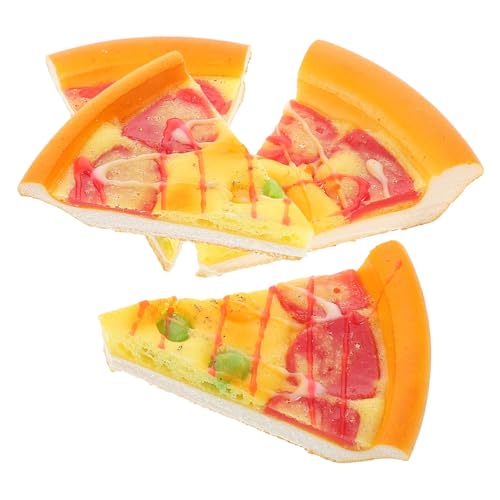 KONTONTY 4 Stück Simulierte Käsepizza Pizza Küchenessen vorgeben Miniatur-Pizzamodell gefälschte Brot Requisiten Pizza-Party-Dekorationen Essen Pizza gefälschte Pizza Pu KONTONTY 4 Stück Simulierte Käsepizza Pizza Küchenessen vorgeben Miniatur-Pizzamodell gefälschte Brot Requisiten Pizza-Party-Dekorationen Essen Pizza gefälschte Pizza Pu von KONTONTY