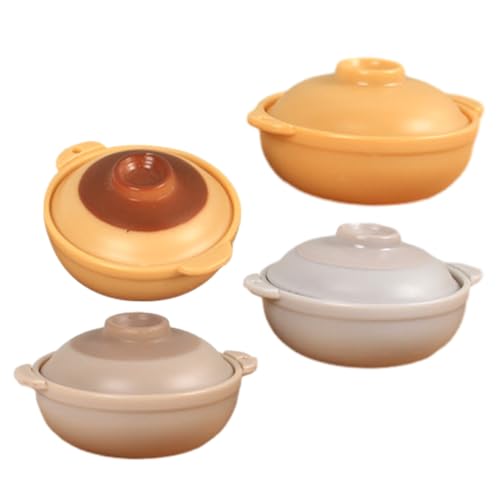 KONTONTY 4 Stück Simulierter Tontopfreis Mini-verkaufsautomat Kuchen Backen Kochen Kochgeschirr Backgeschirr Puppenhaus Minitopf Küchenrequisite Mini-hausverzierung Topfmodell Plastik KONTONTY 4 Stück Simulierter Tontopfreis Mini-verkaufsautomat Kuchen Backen Kochen Kochgeschirr Backgeschirr Puppenhaus Minitopf Küchenrequisite Mini-hausverzierung Topfmodell Plastik von KONTONTY