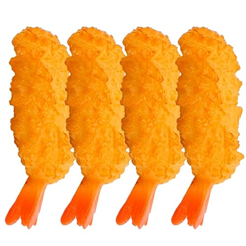 KONTONTY 4 Stück Simuliertes Tempura Falsches Fleisch Gefälschte Lebensmittel Realistisch Gefälschte Garnelen Gefälschtes Tempura-Modell Simuliertes Fleisch Simuliertes Display-Essen PVC KONTONTY 4 Stück Simuliertes Tempura Falsches Fleisch Gefälschte Lebensmittel Realistisch Gefälschte Garnelen Gefälschtes Tempura-Modell Simuliertes Fleisch Simuliertes Display-Essen PVC von KONTONTY
