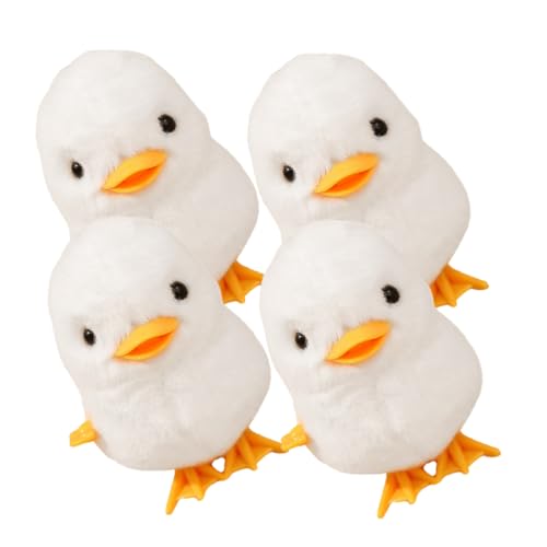 KONTONTY 4 Stück Teiliges Aufziehspielzeug Enten für Niedliches Wind Up Interaktive Spielzeuge für Ostern und Spielzeugkörbe Fördert Geschicklichkeit und Kreativität von KONTONTY