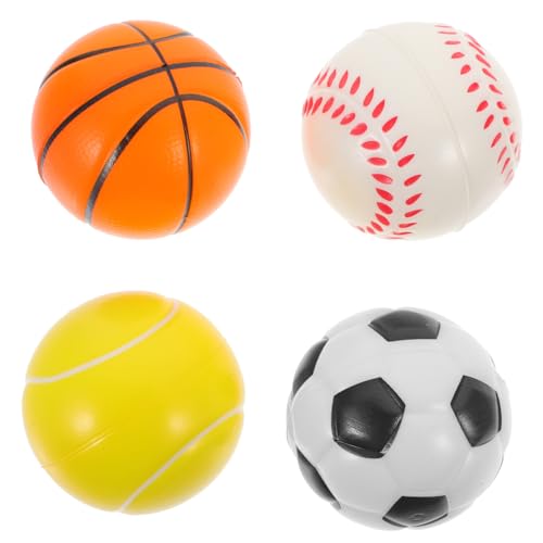 KONTONTY 4 Stück Teiliges Badespielzeug Weiche Sportbälle für Kleinkinder für Badewanne Fördert Motorische Fähigkeiten und Hand Augen Koordination Einfach zu Reinigen und Abwechslungsreich KONTONTY 4 Stück Teiliges Badespielzeug Weiche Sportbälle für Kleinkinder für Badewanne Fördert Motorische Fähigkeiten und Hand Augen Koordination Einfach zu Reinigen und Abwechslungsreich von KONTONTY