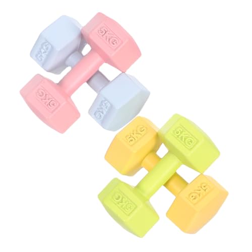 KONTONTY 4 Stück Teiliges Miniatur-Dumbbells- Realistische Mini-hanteln in Grün Blau Gelb Kindgerechte für Puppenhaus-Fitness Kreative Gym-Dekoration und Gemeinsames Basteln KONTONTY 4 Stück Teiliges Miniatur-Dumbbells- Realistische Mini-hanteln in Grün Blau Gelb Kindgerechte für Puppenhaus-Fitness Kreative Gym-Dekoration und Gemeinsames Basteln von KONTONTY