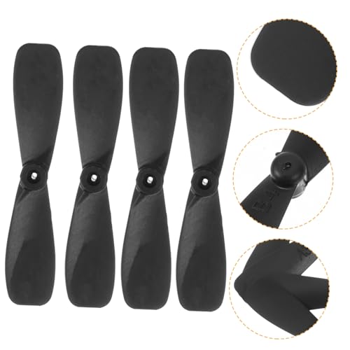 KONTONTY 4 Stück Rc Flugzeug Propeller Kleiner Propellerblätter Aus Robustem Kunststoff Kompatibel Mit UFO Flugzeugen Leicht Und Tragbar Für Flugzeugspielzeuge von KONTONTY