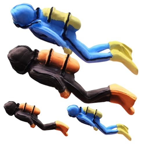 KONTONTY 4 Stück Teiliges Taucherfiguren Miniatur Diver Modelle in Blau und Braun Langlebige Aquarium Deko Kompakt für Sandtisch Aquarium Puppenhaus Stilvolle Unterwasser Umgebung KONTONTY 4 Stück Teiliges Taucherfiguren Miniatur Diver Modelle in Blau und Braun Langlebige Aquarium Deko Kompakt für Sandtisch Aquarium Puppenhaus Stilvolle Unterwasser Umgebung von KONTONTY
