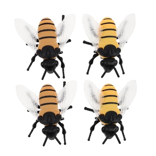 KONTONTY 4 Stück Teiliges Wind-up Realistische Tierische Aufziehspielzeuge Kreative Lauf Sprungmechanik Batteriefrei als Partygeschenk Klassenzimmerpreis Dekorative von KONTONTY
