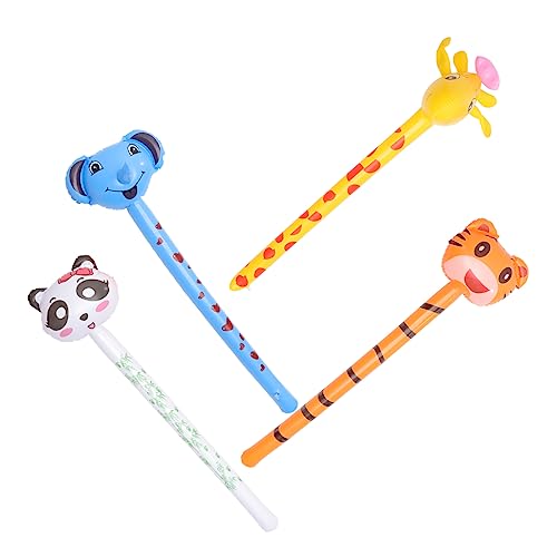 KONTONTY Aufblasbare Stabballons Für Jungen Und Mädchen Tierstabspielzeug Robustes Pvc-spielzeug von KONTONTY
