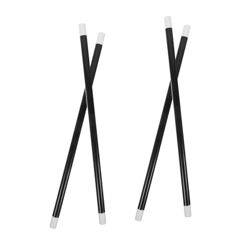 KONTONTY 4 Stück Zauberstab Partygeschenk Zauberer-Requisite Zauberspruch-Requisite Zauberstock würfelunterlage photostickomni Party-Requisite Leistungsstab aus Kunststoff Plastik Black KONTONTY 4 Stück Zauberstab Partygeschenk Zauberer-Requisite Zauberspruch-Requisite Zauberstock würfelunterlage photostickomni Party-Requisite Leistungsstab aus Kunststoff Plastik Black von KONTONTY