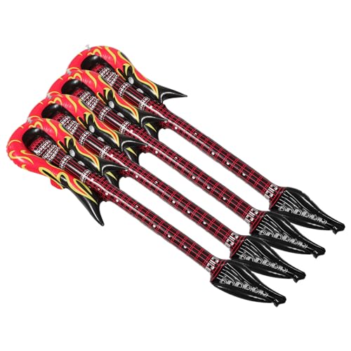 KONTONTY Party-Set Mit Aufblasbaren Gitarren 4 Stück Aufblasbare Instrumente Aus PVC Lustiges Spielzeug Für Jungen Und Mädchen Zur Geburtstagsfeier KONTONTY Party-Set Mit Aufblasbaren Gitarren 4 Stück Aufblasbare Instrumente Aus PVC Lustiges Spielzeug Für Jungen Und Mädchen Zur Geburtstagsfeier von KONTONTY