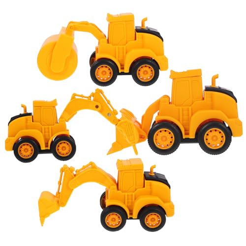 KONTONTY Kinder LKW Spielzeug Autos Kinder 4 Teiliges Set Baufahrzeug Bewegliches Modell Von Bagger Und LKW Für Kleinkinder Interaktives Konstruktion Fahrzeug Für Jungen Ideales Für Das Spielzimmer KONTONTY Kinder LKW Spielzeug Autos Kinder 4 Teiliges Set Baufahrzeug Bewegliches Modell Von Bagger Und LKW Für Kleinkinder Interaktives Konstruktion Fahrzeug Für Jungen Ideales Für Das Spielzimmer von KONTONTY
