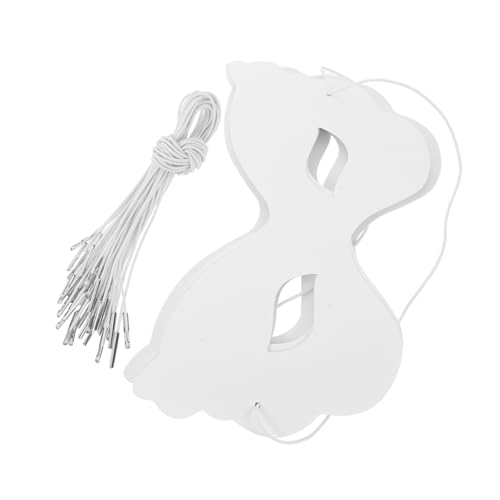 KONTONTY 40 Stück Bemalte Kindermasken Halbmasken Blanke Bemalbare Masken Maskenballmasken Künstlerische Projektmasken Künstlerische DIY Masken DIY Bastelmasken Karnevalsmasken KONTONTY 40 Stück Bemalte Kindermasken Halbmasken Blanke Bemalbare Masken Maskenballmasken Künstlerische Projektmasken Künstlerische DIY Masken DIY Bastelmasken Karnevalsmasken von KONTONTY