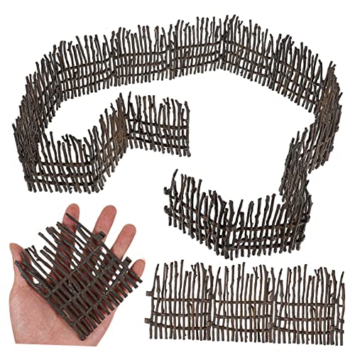 KONTONTY 40 Stück Der Zaun Mini-bauernhofzaun Bauernhofzäune Für Den Pferdestall Zubehör Beiträge Dekorativ Gartenzaun Tierbarriere Spielzeugpferde Gartenzäune Korral PVC KONTONTY 40 Stück Der Zaun Mini-bauernhofzaun Bauernhofzäune Für Den Pferdestall Zubehör Beiträge Dekorativ Gartenzaun Tierbarriere Spielzeugpferde Gartenzäune Korral PVC von KONTONTY
