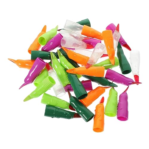 KONTONTY 40 Stück Halloween Künstliche Hexenfinger Gruselige Party Requisiten Plastik Nägel Für Cosplay von KONTONTY