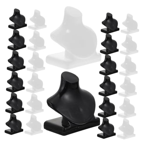 KONTONTY 40 Stück Teiliges Mini Schmuckständer aus Realistische Puppenhaus Halskettenhalter Leichter Schmuckdisplayständer für Rollenspiel und Kreative Dekoration KONTONTY 40 Stück Teiliges Mini Schmuckständer aus Realistische Puppenhaus Halskettenhalter Leichter Schmuckdisplayständer für Rollenspiel und Kreative Dekoration von KONTONTY