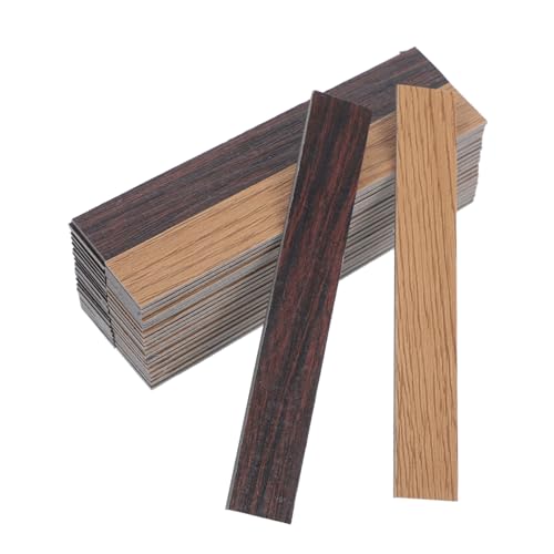 KONTONTY 40stücke Miniatur-dielen Für Puppenhäuser Miniatur-bodenbelag Realistische Kleine Bodenbretter Mini-terrassendielen Für Mini-Modelle Puppenhaus-baumaterial von KONTONTY
