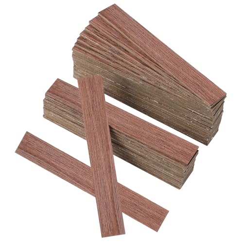 KONTONTY 40 Stück Teiliges Miniatur-wohnzimmerboden- Selbstklebende Peel-and-Stick Holzfliesen Präzise Skaliert für Puppenhaus Einfache Montage Vielseitig Kompatibel mit Verschiedenen von KONTONTY