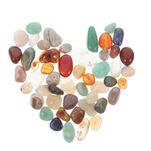 KONTONTY 40 Stück edelsteine für deko Freundschaftsarmbänder Bulk hübsche Felsen gestürzte Felsen Kristall bunte Steine Kinderperlen für die Schmuckherstellung KONTONTY 40 Stück edelsteine für deko Freundschaftsarmbänder Bulk hübsche Felsen gestürzte Felsen Kristall bunte Steine Kinderperlen für die Schmuckherstellung von KONTONTY