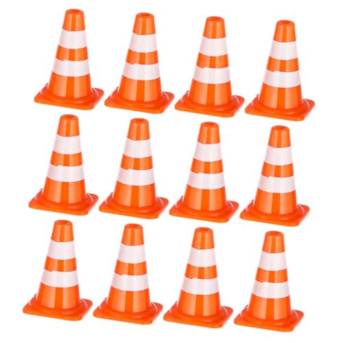 KONTONTY 40-teiliges Set Verkehrskognitives Trainingskegel Mini-leitkegel Straßenblockspielzeug Basketballkegel Mini-verkehrskegel- Kein Parkkegel Zapfen Orange Plastik KONTONTY 40-teiliges Set Verkehrskognitives Trainingskegel Mini-leitkegel Straßenblockspielzeug Basketballkegel Mini-verkehrskegel- Kein Parkkegel Zapfen Orange Plastik von KONTONTY