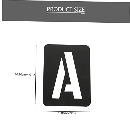 KONTONTY 41-teilige Buchstaben-/Symbol-malschablone Hohlschablonen Wandzeichnungsvorlagen Mehrfachverwendung Bastelset Für DIY-projekte KONTONTY 41-teilige Buchstaben-/Symbol-malschablone Hohlschablonen Wandzeichnungsvorlagen Mehrfachverwendung Bastelset Für DIY-projekte von KONTONTY