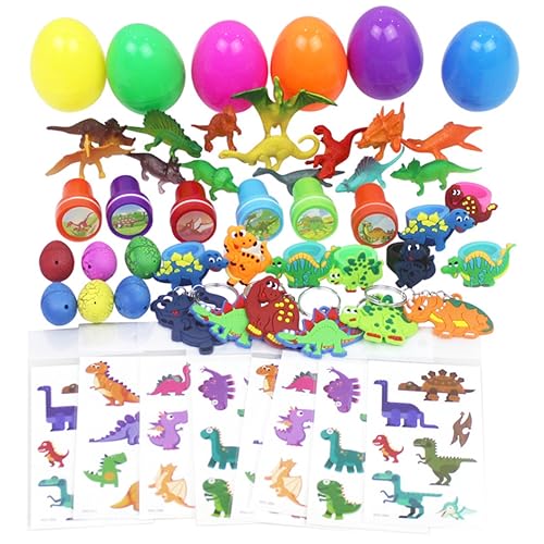 KONTONTY 48 Teilig 1 Set Dinosaurier Themenspielzeug Kindergeschenke Kinderspielzeug Kleines Pädagogische Requisiten Simulationsspielzeug Kreative Spielrequisiten Fotorequisiten von KONTONTY