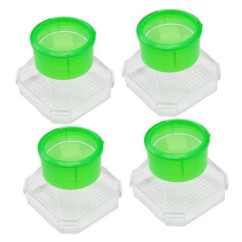 KONTONTY 4Er-Box Insekten-Terrarium kinderfindee hühner Insektenbeobachtungsbox Insektenfreundlich Käfigvergrößerung Fangset für Beobachtungseimer Kollektor Plastik Green KONTONTY 4Er-Box Insekten-Terrarium kinderfindee hühner Insektenbeobachtungsbox Insektenfreundlich Käfigvergrößerung Fangset für Beobachtungseimer Kollektor Plastik Green von KONTONTY