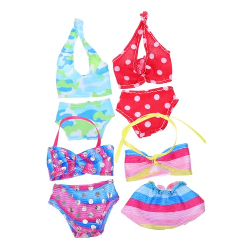 KONTONTY 4Sätze Puppenkleidung für Puppen Teiliges Bikiniset und Badeanzüge für Strandurlaub und Fotografie Langlebig und Geeignet für Puppen KONTONTY 4Sätze Puppenkleidung für Puppen Teiliges Bikiniset und Badeanzüge für Strandurlaub und Fotografie Langlebig und Geeignet für Puppen von KONTONTY