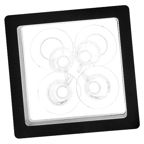 KONTONTY 4Sätze Teeservice Set Für Puppenhaus Teiliges Mini Teetassen Und Untertassen Set Transparentes Für Kreative Rollenspiele Für Puppenliebhaber von KONTONTY
