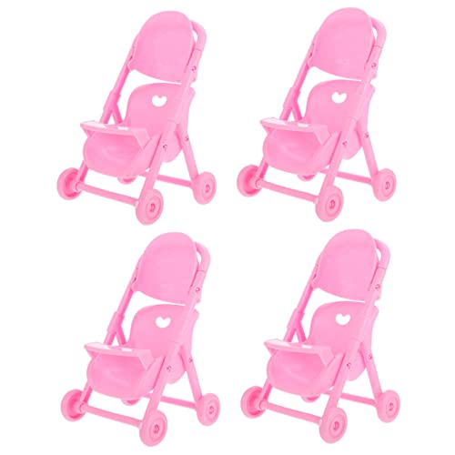 KONTONTY 4Stücke Bb Wagen Teiliges Kinderwagen Pädagogisches Rollenspielzeug Aus Langlebigem Material Fördert Kreativität Und Praktische Fähigkeiten Für Ab Monaten Pinkes KONTONTY 4Stücke Bb Wagen Teiliges Kinderwagen Pädagogisches Rollenspielzeug Aus Langlebigem Material Fördert Kreativität Und Praktische Fähigkeiten Für Ab Monaten Pinkes von KONTONTY