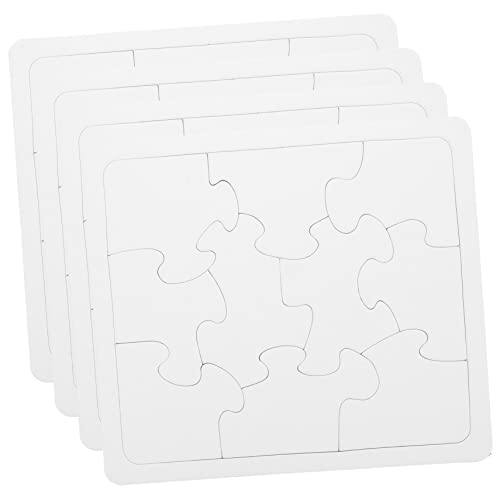 KONTONTY 4Stücke Leere Puzzles zum Ausmalen DIY Rätsel für Zeichnen Basteln und Gestalten für Kreative Aktivitäten und Hochzeiten Personalisierbar mit Stiften und Farben KONTONTY 4Stücke Leere Puzzles zum Ausmalen DIY Rätsel für Zeichnen Basteln und Gestalten für Kreative Aktivitäten und Hochzeiten Personalisierbar mit Stiften und Farben von KONTONTY