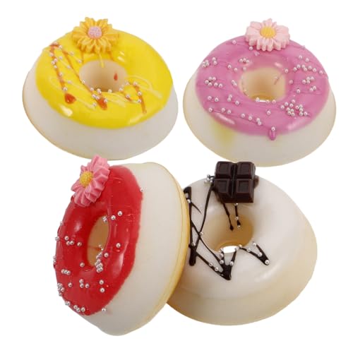 KONTONTY 4Stücke Realistische Künstliche Donuts Dekorative Lebensmittelmodelle für Hochzeiten Geburtstagsfeiern und Inneneinrichtung Unvergessliche KONTONTY 4Stücke Realistische Künstliche Donuts Dekorative Lebensmittelmodelle für Hochzeiten Geburtstagsfeiern und Inneneinrichtung Unvergessliche von KONTONTY