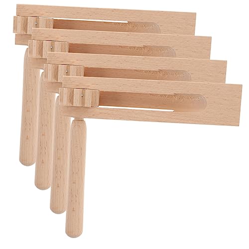 KONTONTY 4Stücke Teiliges Holz Castanets für Lärmmacher für Musikalische Bildung Leicht Tragbar und Sicher für Kleinkinder für Parks und Spielpartys Pädagogisches Musikspielzeug KONTONTY 4Stücke Teiliges Holz Castanets für Lärmmacher für Musikalische Bildung Leicht Tragbar und Sicher für Kleinkinder für Parks und Spielpartys Pädagogisches Musikspielzeug von KONTONTY