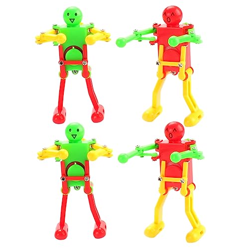 KONTONTY Tanzendes Roboterspielzeug - 4-teiliges Aufziehspielzeug Für Kinder Zur Verbesserung Der Fähigkeiten Keine Batterie Erforderlich Ideales von KONTONTY