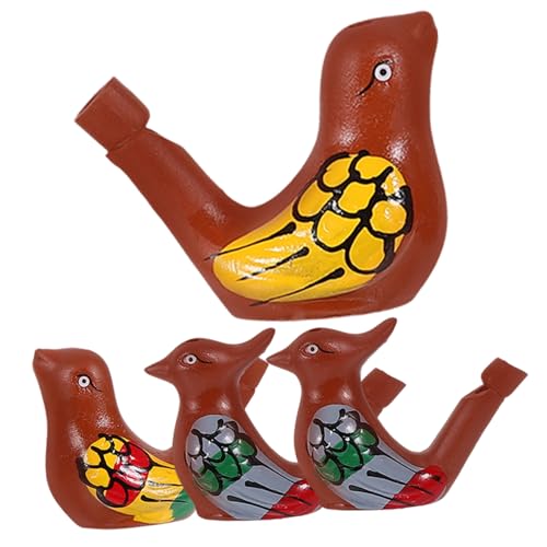 KONTONTY 4er Set Kreative Vogelpfeifen Farbige Zeichnung Warbler Klänge Musikalisches Für Ideal Für Badewannen Spaß Zufälliger Stil KONTONTY 4er Set Kreative Vogelpfeifen Farbige Zeichnung Warbler Klänge Musikalisches Für Ideal Für Badewannen Spaß Zufälliger Stil von KONTONTY