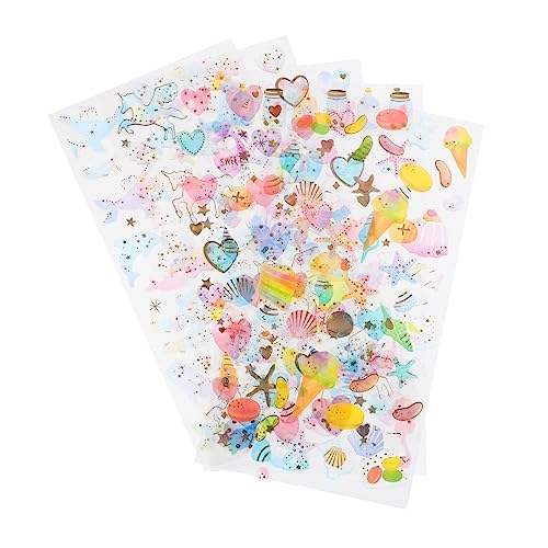 KONTONTY 5 Blätter Sammelalbum Aufkleber Dekorative Aufkleber Cartoon Adhesive Aufkleber Für Telefon KONTONTY 5 Blätter Sammelalbum Aufkleber Dekorative Aufkleber Cartoon Adhesive Aufkleber Für Telefon von KONTONTY