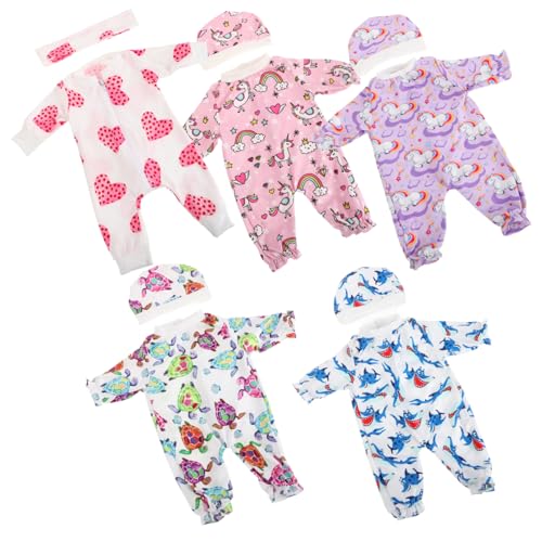 KONTONTY 5 Sätze Puppenkleidung realistische Babypuppensachen Babypuppe und Zubehör Mini-Puppen Babypuppe mit Kleidung Zubehör für Babypuppen Puppenzubehör für Jungen Stoff KONTONTY 5 Sätze Puppenkleidung realistische Babypuppensachen Babypuppe und Zubehör Mini-Puppen Babypuppe mit Kleidung Zubehör für Babypuppen Puppenzubehör für Jungen Stoff von KONTONTY