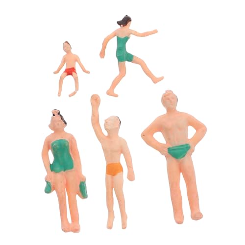KONTONTY 5 Stück Miniatur Menschenfiguren für Diorama Strand Badeanzüge Kunststoff Material Vielseitig Einsetzbar für Architekturmodelle Gartenanlagen KONTONTY 5 Stück Miniatur Menschenfiguren für Diorama Strand Badeanzüge Kunststoff Material Vielseitig Einsetzbar für Architekturmodelle Gartenanlagen von KONTONTY