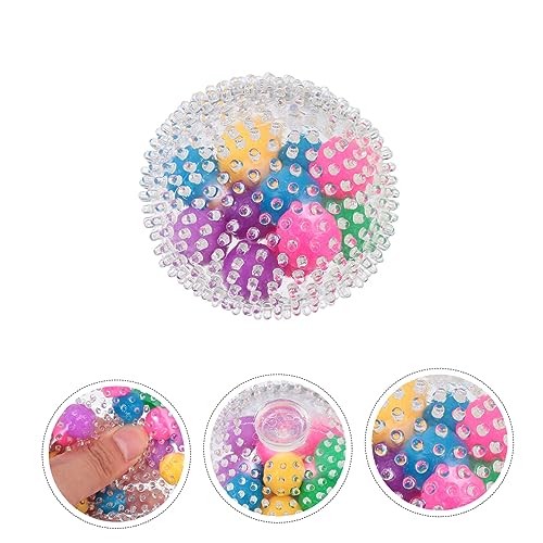 KONTONTY 5 Stück Entlüftungskugel Drücken Bälle Zum Stressabbau Colorful -Material von KONTONTY