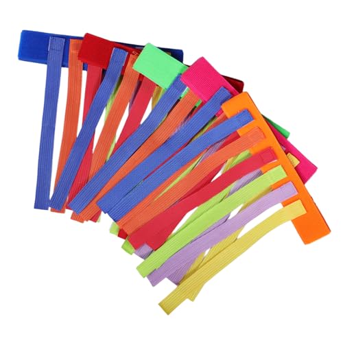 KONTONTY 5 Stück Farbige Grabbing Gurte für Kindergarten Sensory Integration für Outdoor Aktivitäten Fördert Soziale Interaktion und für Familien und Schulveranstaltungen von KONTONTY