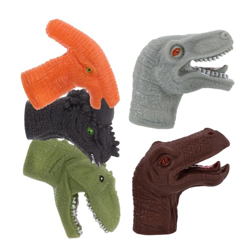 KONTONTY 5 Stück Finger-Dinosaurier- Interactive Toys für tierische Handpuppe Dinosaurier-Fingerpuppen für Fingerspielzeug für Kleinkinder Flexible Puppen KONTONTY 5 Stück Finger-Dinosaurier- Interactive Toys für tierische Handpuppe Dinosaurier-Fingerpuppen für Fingerspielzeug für Kleinkinder Flexible Puppen von KONTONTY