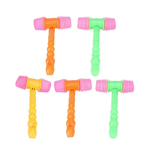 KONTONTY 5 Stück Hammer Hammerspielzeug Kinderhammer Babymusikspielzeug Spielzeughammer Kinderpädagogische Spielzeuge Lernspielzeug Für Kleinkinder Zufällige Farbe KONTONTY 5 Stück Hammer Hammerspielzeug Kinderhammer Babymusikspielzeug Spielzeughammer Kinderpädagogische Spielzeuge Lernspielzeug Für Kleinkinder Zufällige Farbe von KONTONTY