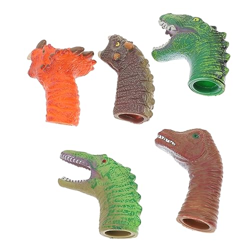 KONTONTY 5 Stück Handpuppenspielzeug Für Im Vorschulalter Marionetten Kinderspielzeug Dinosaurier-fingerpuppen Werkzeug Zum Erzählen Von Geschichten Plastik KONTONTY 5 Stück Handpuppenspielzeug Für Im Vorschulalter Marionetten Kinderspielzeug Dinosaurier-fingerpuppen Werkzeug Zum Erzählen Von Geschichten Plastik von KONTONTY