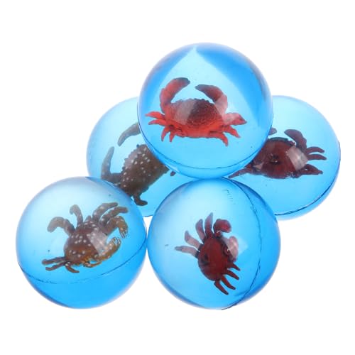 KONTONTY 5 Stück Hüpfballspielzeug für Riesenskorpion Hüpfbälle Partygeschenke für lebender großer Hüpfball kleine Bälle Hai-Hüpfball Glorbs-Bälle Butadienkautschuk KONTONTY 5 Stück Hüpfballspielzeug für Riesenskorpion Hüpfbälle Partygeschenke für lebender großer Hüpfball kleine Bälle Hai-Hüpfball Glorbs-Bälle Butadienkautschuk von KONTONTY