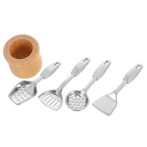 KONTONTY 5 Stück Maßstab Metall Mini Küchenwerkzeuge mit Eimer für Puppenhaus Zubehör Rollenspiel und Mikro Szenen Dekoration KONTONTY 5 Stück Maßstab Metall Mini Küchenwerkzeuge mit Eimer für Puppenhaus Zubehör Rollenspiel und Mikro Szenen Dekoration von KONTONTY