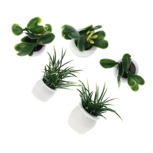 KONTONTY 5 Stück Mini Pflanzen Modellset Teilig Doll House Ornamente für Garten Künstliche Bonsai Pflanzen Dekoration für Puppenhaus Lebensnahe Blumentöpfe KONTONTY 5 Stück Mini Pflanzen Modellset Teilig Doll House Ornamente für Garten Künstliche Bonsai Pflanzen Dekoration für Puppenhaus Lebensnahe Blumentöpfe von KONTONTY