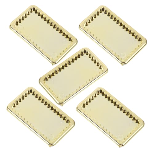 KONTONTY 5 Stück Miniatur Geschirrset Teilig Elegante Goldene Teller für Puppenhausdekorationen für Mini Küchen Arrangements und Spielzeugmodelle Verarbeitet und Vielseitig Einsetzbar KONTONTY 5 Stück Miniatur Geschirrset Teilig Elegante Goldene Teller für Puppenhausdekorationen für Mini Küchen Arrangements und Spielzeugmodelle Verarbeitet und Vielseitig Einsetzbar von KONTONTY